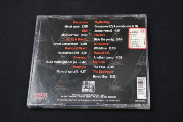 Placid K ‎– 100% Hardcore Warning! Compilation Vol. 4 CD0166 - immagine 2