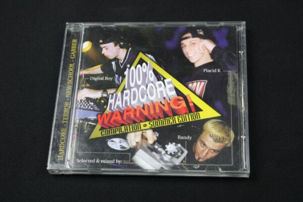 Digital Boy, Placid K, Randy ‎– 100% Hardcore Warning! Compilation - Summer Edition CD0167