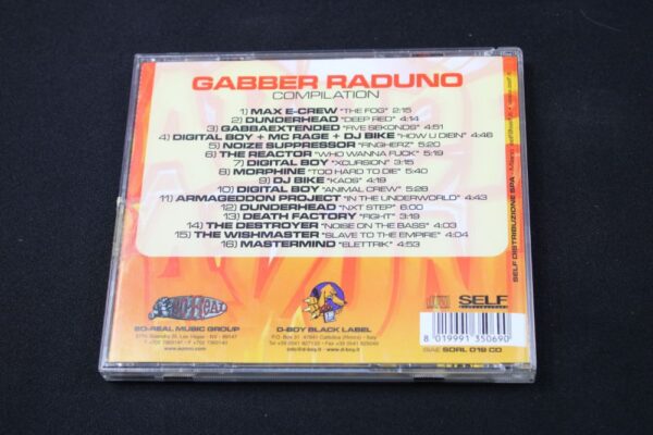 Various ‎– Gabber Raduno 01 - Italian Hardcore Compilation CD0180 - immagine 2