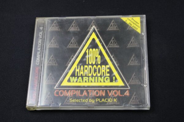 Placid K ‎– 100% Hardcore Warning! Compilation Vol. 4 CD0210