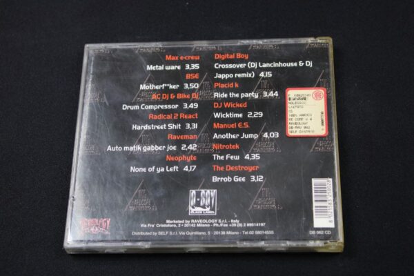 Placid K ‎– 100% Hardcore Warning! Compilation Vol. 4 CD0210 - immagine 2