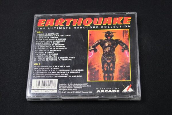 Various ‎– Earthquake (The Ultimate Hardcore Collection) CD0223 - immagine 2