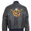 Thunderdome MA-1 Leather Bomberjacket BOMB105 - immagine 2