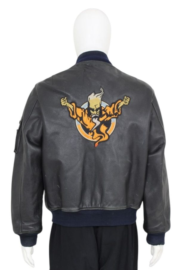 Thunderdome MA-1 Leather Bomberjacket BOMB105 - immagine 2